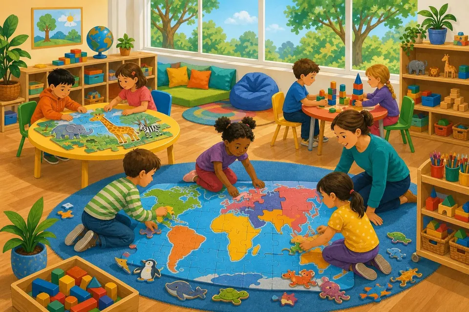 Puzzles educativos para niños: online, gratis y listos para el aula