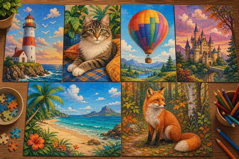 Puzzles populares online y gratis: una selección variada