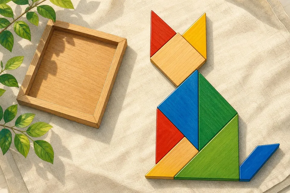 Tangram online y para imprimir: 7 piezas y más de 40 figuras
